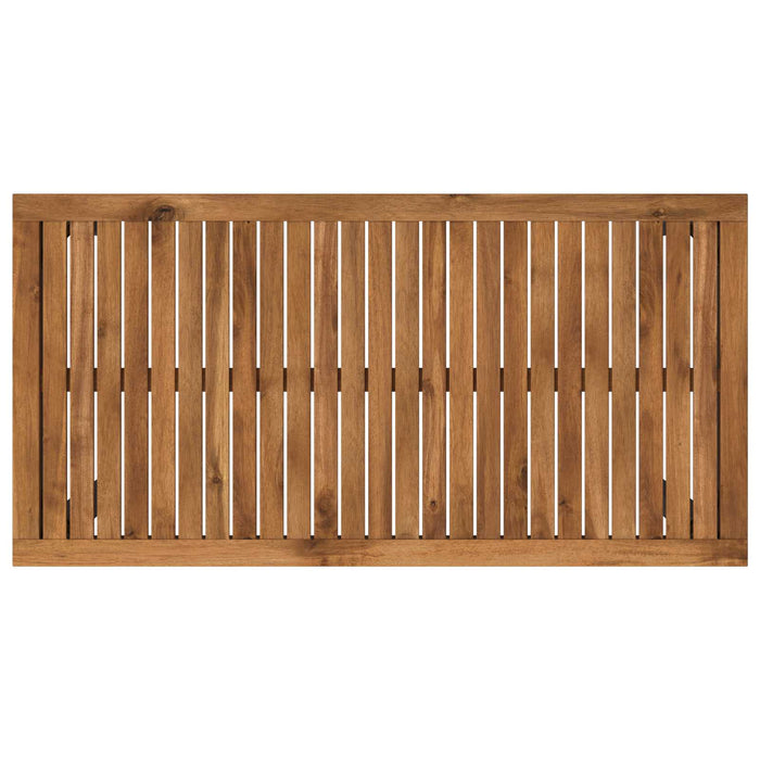 Masă de Bar în Grădină Natural și Negru 108,5 x 55 x 105 cm - WALTI WALTI