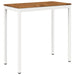 Masă de Bar în Grădină Natural și Alb 108,5 x 55 x 105 cm - WALTI WALTI