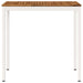 Masă de Bar în Grădină Natural și Alb 108,5 x 55 x 105 cm - WALTI WALTI