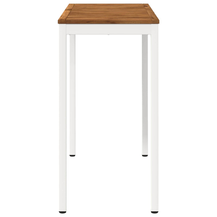 Masă de Bar în Grădină Natural și Alb 108,5 x 55 x 105 cm - WALTI WALTI