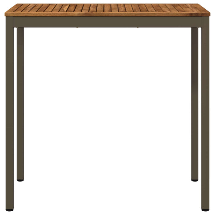 Masă de Bar în Grădină Natural și Cafea 108,5 x 55 x 105 cm WALTI