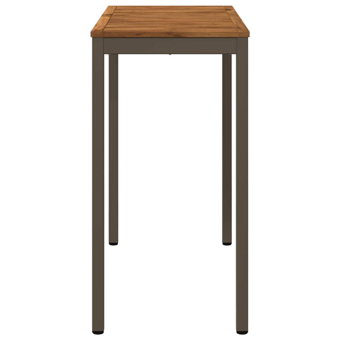 Masă de Bar în Grădină Natural și Cafea 108,5 x 55 x 105 cm WALTI