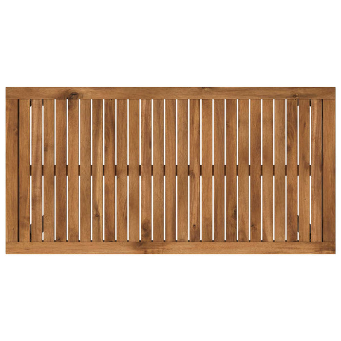 Masă de Bar în Grădină Natural și Cafea 108,5 x 55 x 105 cm WALTI