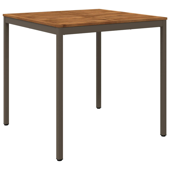 Masă de Bar în Grădină Natural și Cafea 110 x 108,5 x 105 cm WALTI