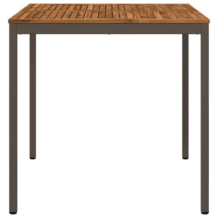 Masă de Bar în Grădină Natural și Cafea 110 x 108,5 x 105 cm WALTI