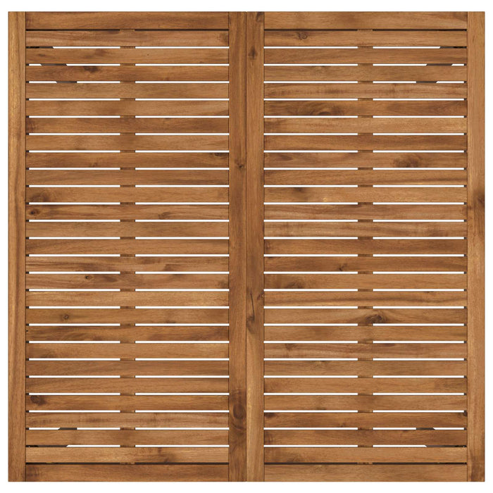Masă de Bar în Grădină Natural și Cafea 110 x 108,5 x 105 cm WALTI