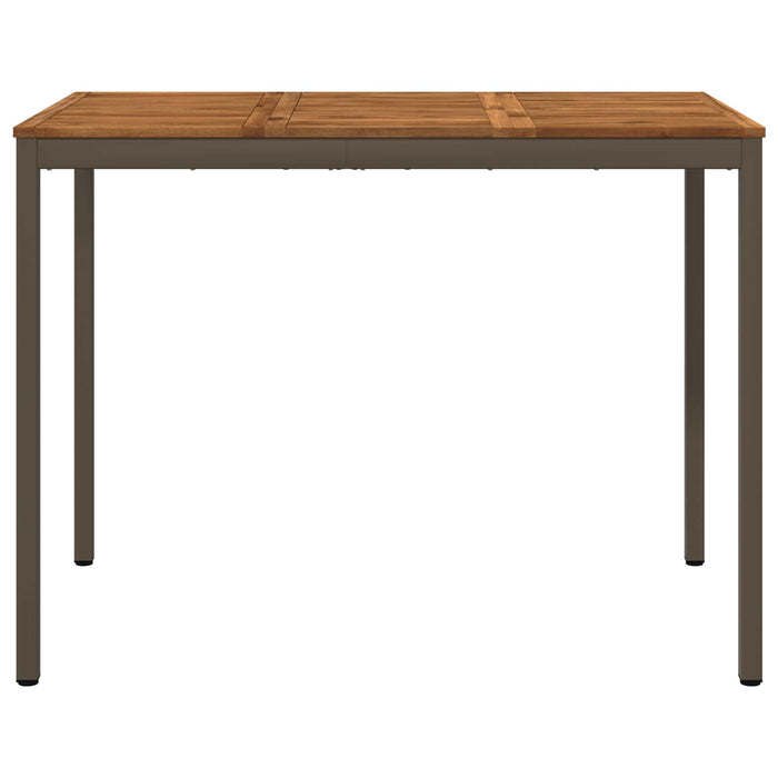 Masă de Bar în Grădină Natural și Cafea 141 x 80,5 x 105 cm WALTI