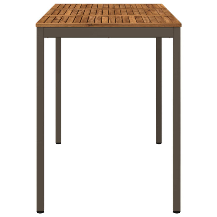 Masă de Bar în Grădină Natural și Cafea 141 x 80,5 x 105 cm WALTI