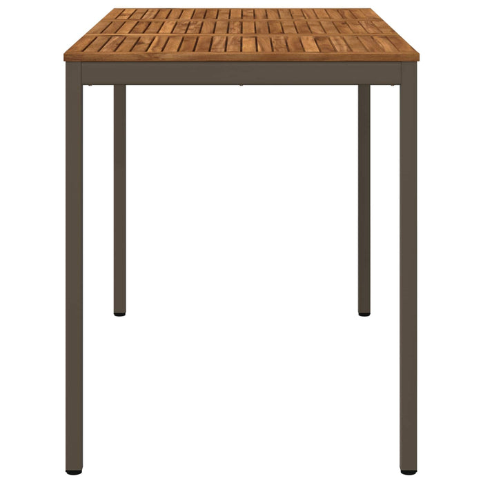 Masă de Bar în Grădină Natural și Cafea 147 x 88,5 x 105 cm WALTI