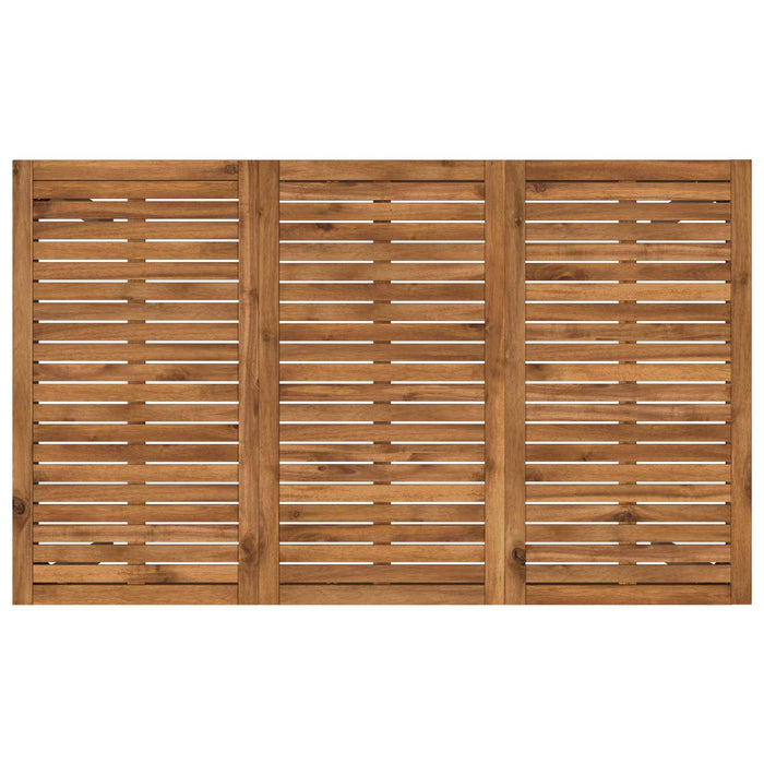 Masă de Bar în Grădină Natural și Cafea 147 x 88,5 x 105 cm WALTI