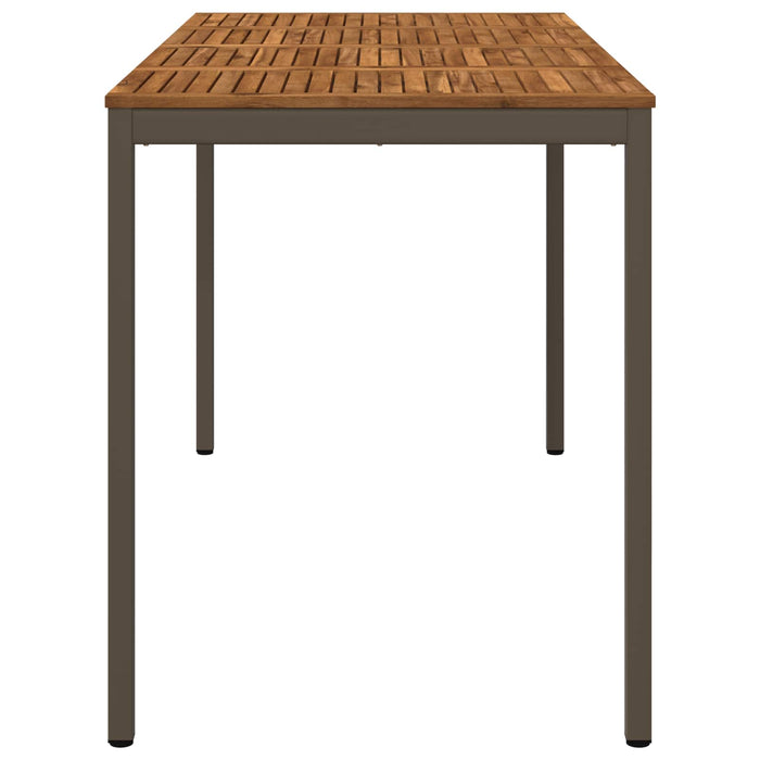 Masă de Bar în Grădină Natural și Cafea 180 x 88,5 x 105 cm WALTI