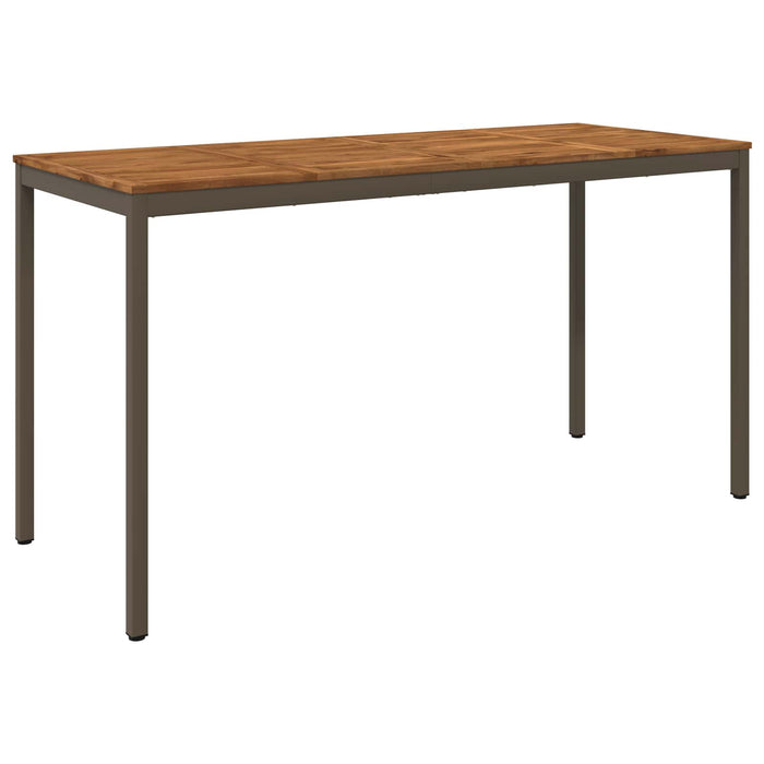 Masă de Bar în Grădină Natural și Cafea 196 x 80,5 x 105 cm WALTI