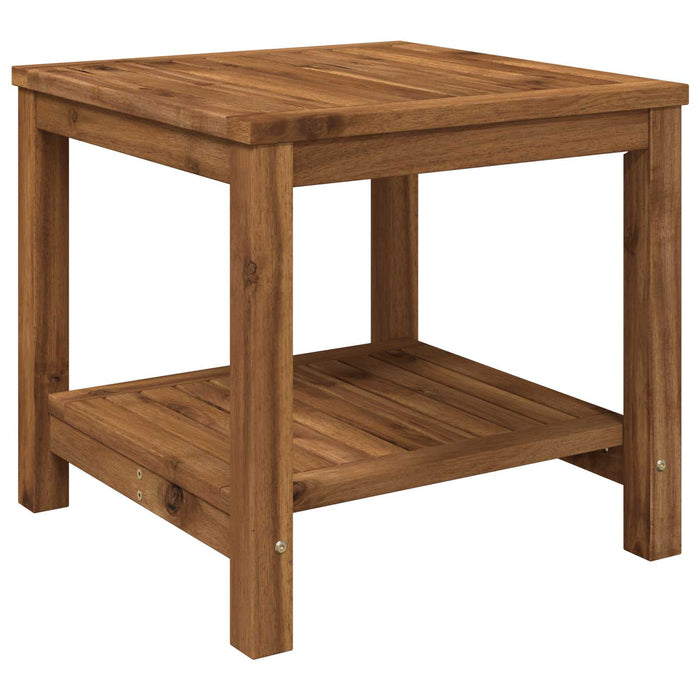 Masă de cafea natural 48,5 x 49 x 45 cm Lemn Solid de Acacia WALTI