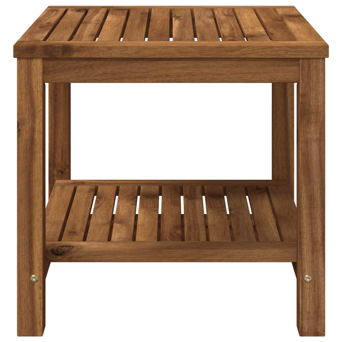 Masă de cafea natural 48,5 x 49 x 45 cm Lemn Solid de Acacia WALTI