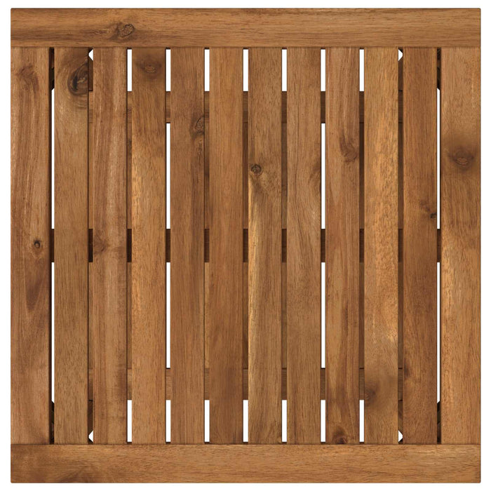 Masă de cafea natural 48,5 x 49 x 45 cm Lemn Solid de Acacia WALTI