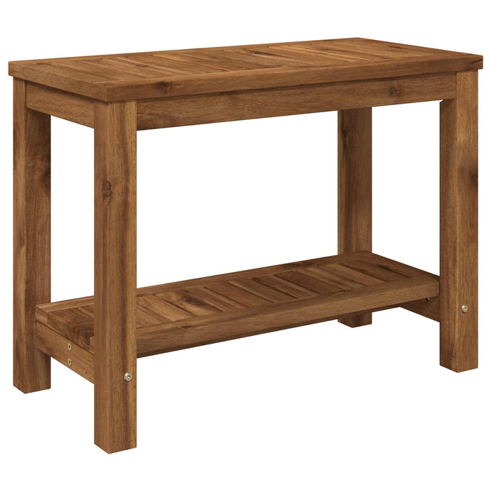 Masă de cafea natural 60,5 x 30 x 45 cm Lemn Solid de Acacia - WALTI WALTI