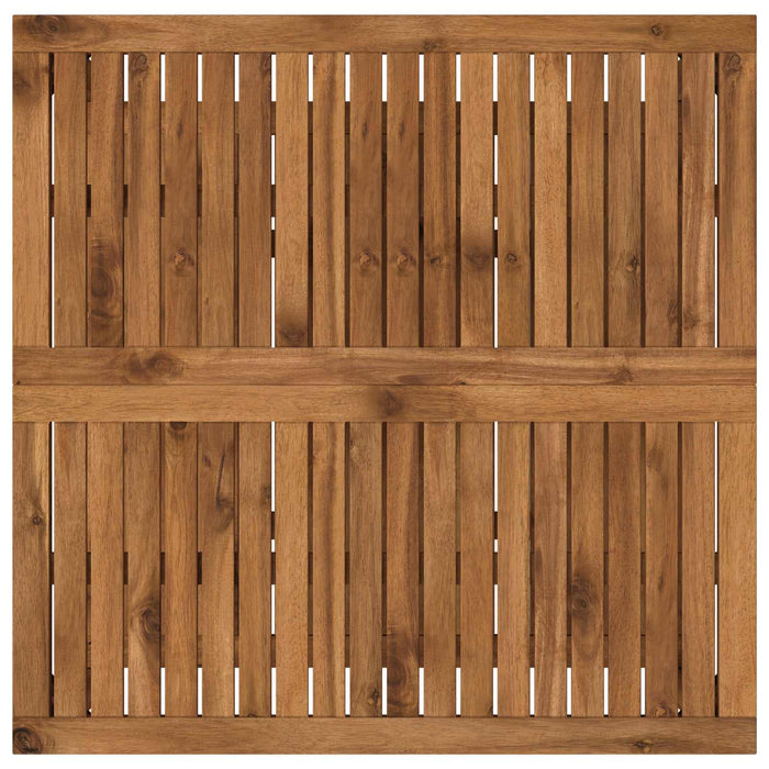 Masă de cafea natural 80,5 x 80 x 45 cm Lemn Solid de Acacia WALTI