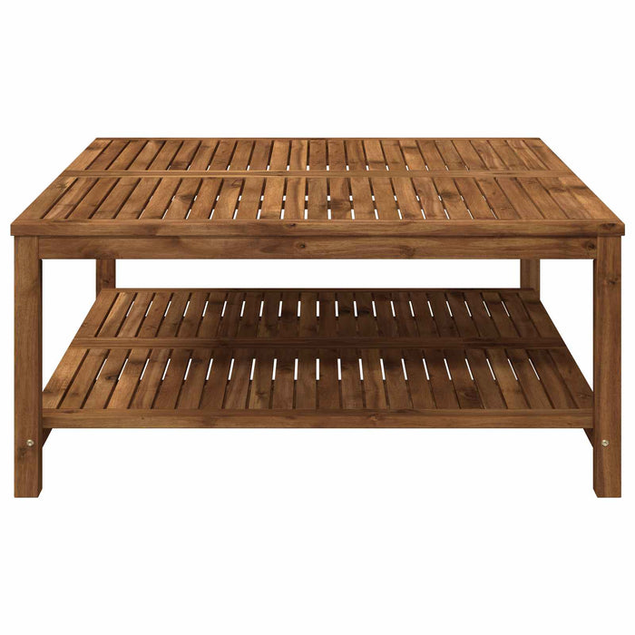 Masă de cafea natural 100,5 x 98 x 45 cm Lemn Solid de Acacia - WALTI WALTI
