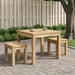 Masă de cafea Alb 50 x 48,5 x 36 cm Lemn Solid de Acacia - WALTI WALTI