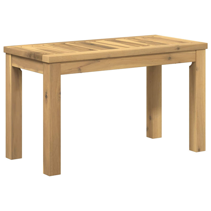 Masă de cafea Alb 60,5 x 30 x 36 cm Lemn Solid de Acacia - WALTI WALTI