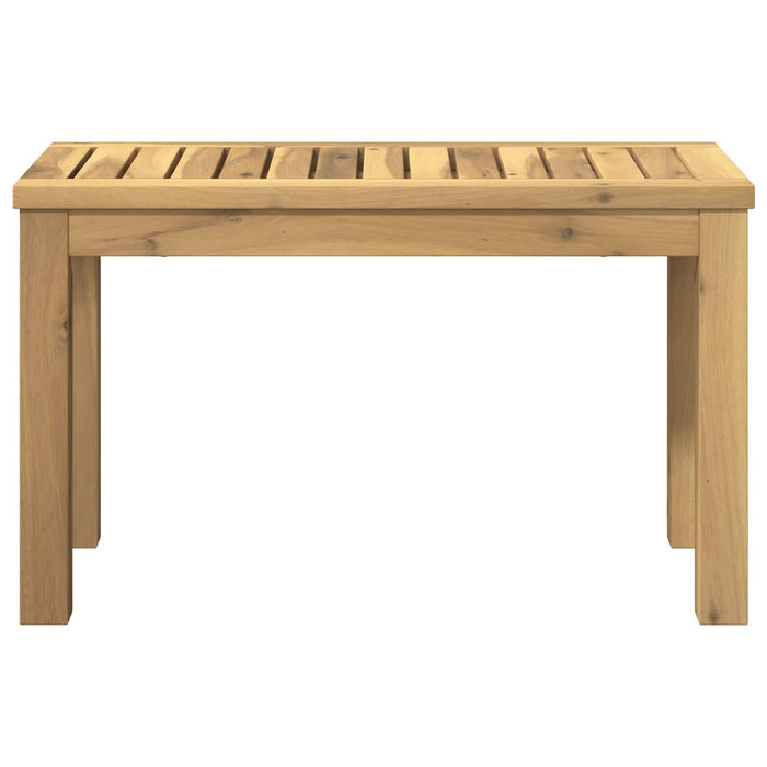 Masă de cafea Alb 60,5 x 30 x 36 cm Lemn Solid de Acacia - WALTI WALTI