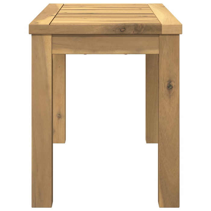 Masă de cafea Alb 60,5 x 30 x 36 cm Lemn Solid de Acacia - WALTI WALTI
