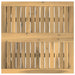 Masă de cafea Alb 60 x 60,5 x 36 cm Lemn Solid de Acacia - WALTI WALTI