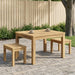 Masă de cafea Alb 50 x 60,5 x 36 cm Lemn Solid de Acacia - WALTI WALTI