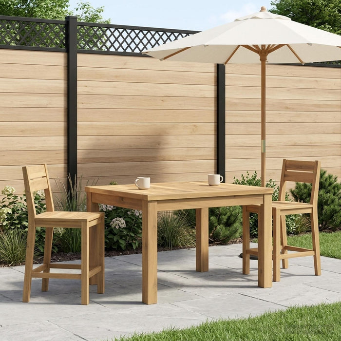 Masă de cafea Alb 50 x 60,5 x 36 cm Lemn Solid de Acacia - WALTI WALTI