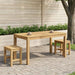 Masă de cafea Alb 50 x 100,5 x 45 cm Lemn Solid de Acacia - WALTI WALTI