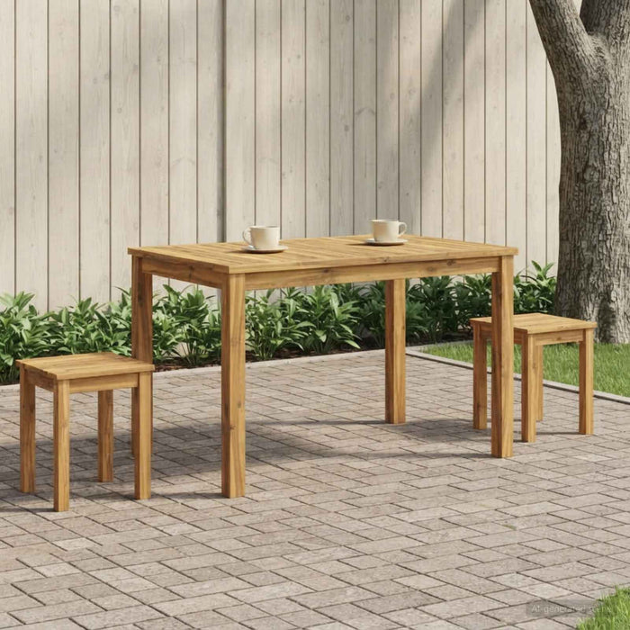 Masă de cafea Alb 50 x 100,5 x 45 cm Lemn Solid de Acacia - WALTI WALTI