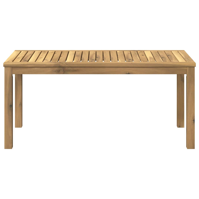 Masă de cafea Alb 50 x 100,5 x 45 cm Lemn Solid de Acacia - WALTI WALTI