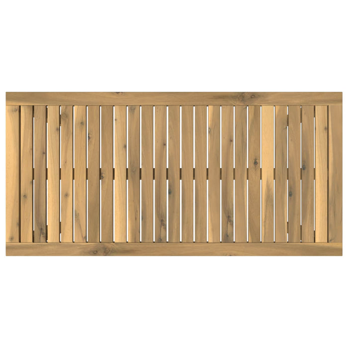 Masă de cafea Alb 50 x 100,5 x 45 cm Lemn Solid de Acacia - WALTI WALTI