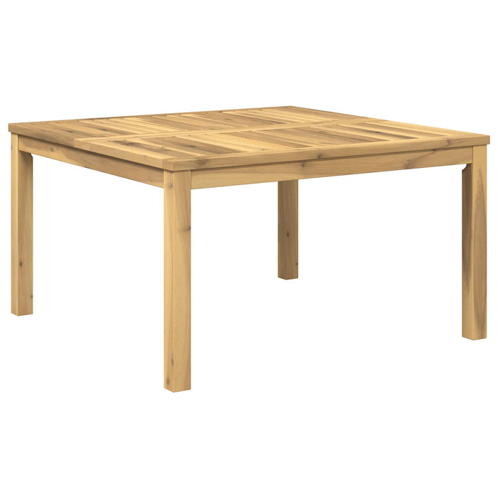 Masă de cafea Alb 80 x 80,5 x 45 cm Lemn Solid de Acacia WALTI