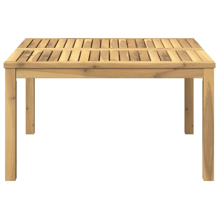 Masă de cafea Alb 80 x 80,5 x 45 cm Lemn Solid de Acacia WALTI