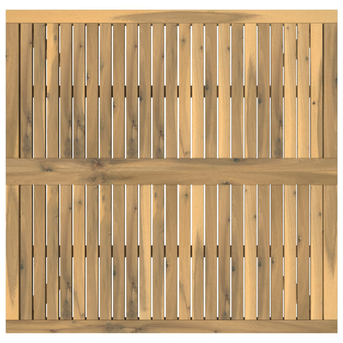 Masă de cafea Alb 100 x 100,5 x 45 cm Lemn Solid de Acacia - WALTI WALTI