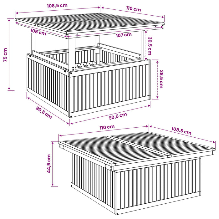Alb 108,5 x 110 x 75/44,5 cm WALTI