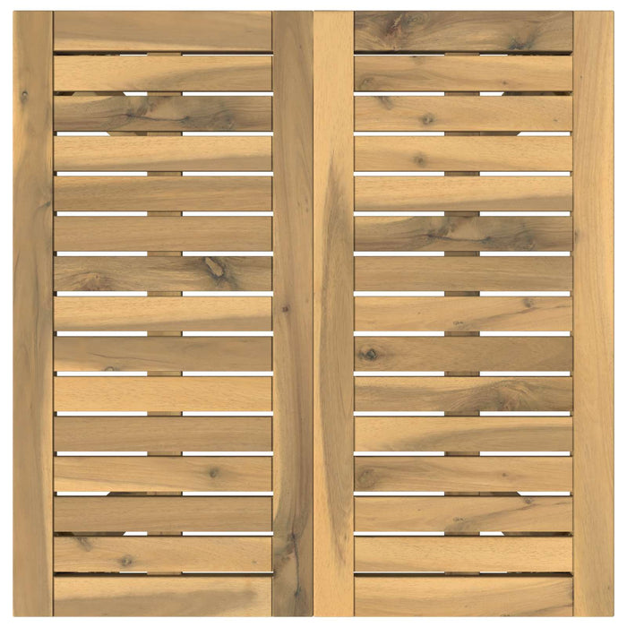Masă de cină pentru grădină Alb 60 x 60,5 x 75 cm - WALTI WALTI