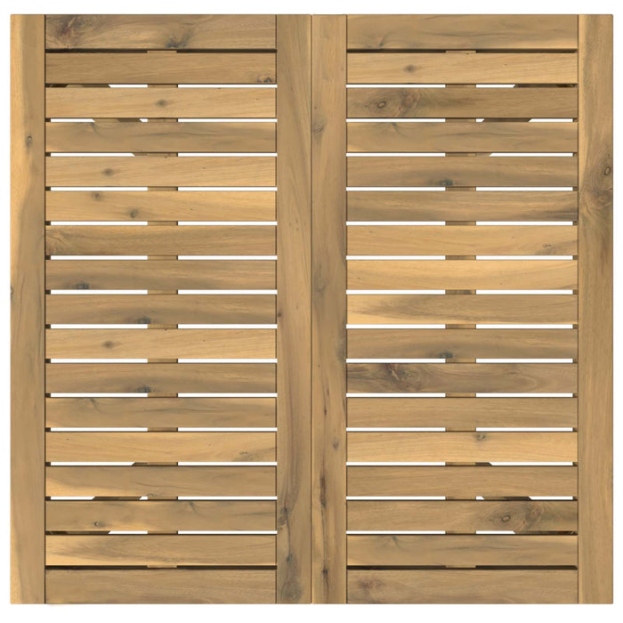 Masă de cină pentru grădină Alb spală 70 x 68,5 x 75 cm WALTI