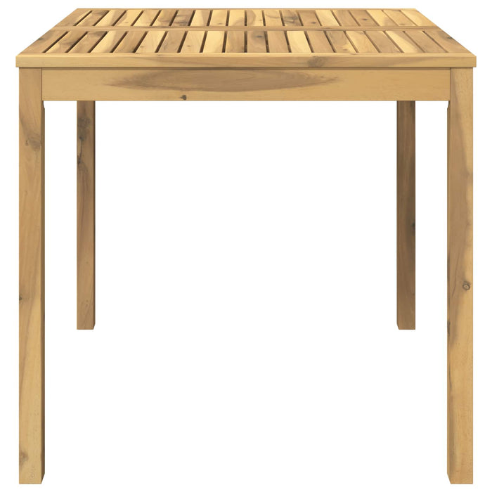 Masă de cină pentru grădină Alb spală 80 x 80,5 x 75 cm - WALTI WALTI