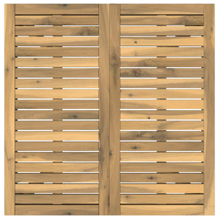 Masă de cină pentru grădină Alb spală 80 x 80,5 x 75 cm - WALTI WALTI