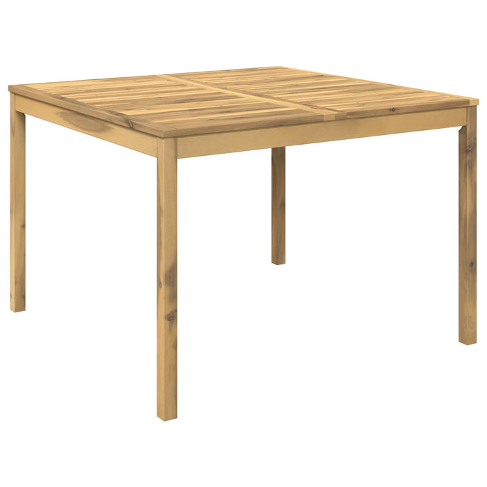 Masă de cină pentru grădină Alb spală 110 x 108,5 x 75 cm - WALTI WALTI