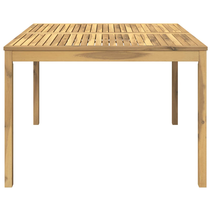Masă de cină pentru grădină Alb spală 110 x 108,5 x 75 cm - WALTI WALTI