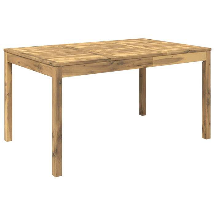 Masă de cină pentru grădină Alb 147 x 88,5 x 75 cm WALTI