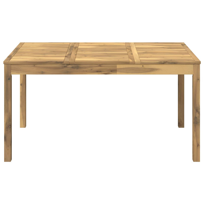 Masă de cină pentru grădină Alb 147 x 88,5 x 75 cm WALTI