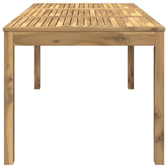Masă de cină pentru grădină Alb 147 x 88,5 x 75 cm WALTI