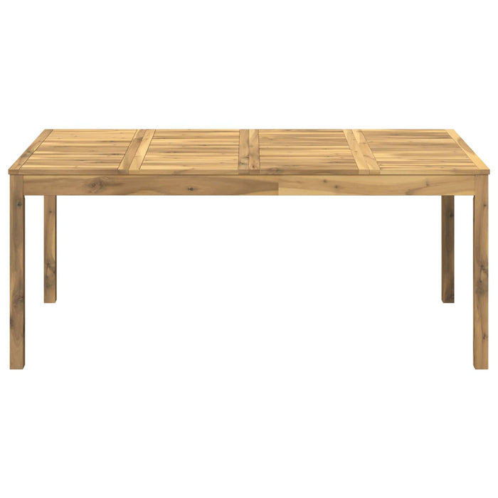 Masă de cină pentru grădină Alb 180 x 88,5 x 75 cm WALTI