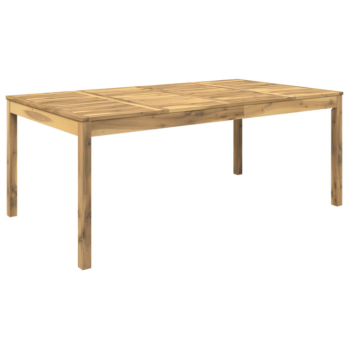 Masă de cină pentru grădină Alb 196 x 100,5 x 75 cm WALTI
