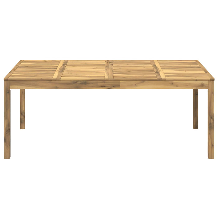 Masă de cină pentru grădină Alb 196 x 100,5 x 75 cm WALTI