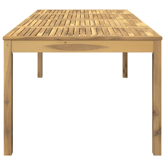 Masă de cină pentru grădină Alb 196 x 100,5 x 75 cm WALTI